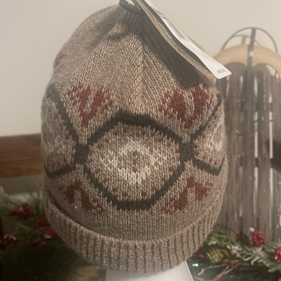 CARHARTT beanie women’s brown NWT cap desert heather knit springvale hat Sz OS - Picture 5 of 7